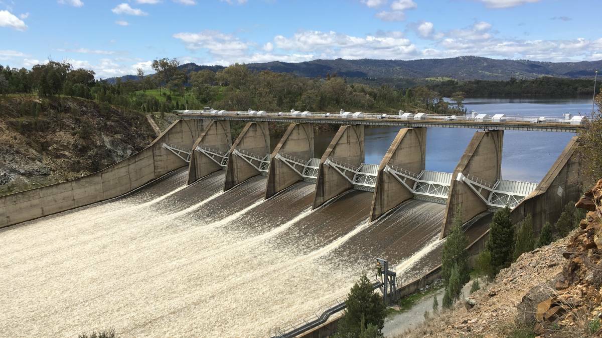 LEVELS DOWN: Water levels in dams across the region are down, says reader Charlie Smith who has flown over a number of catchment areas. 