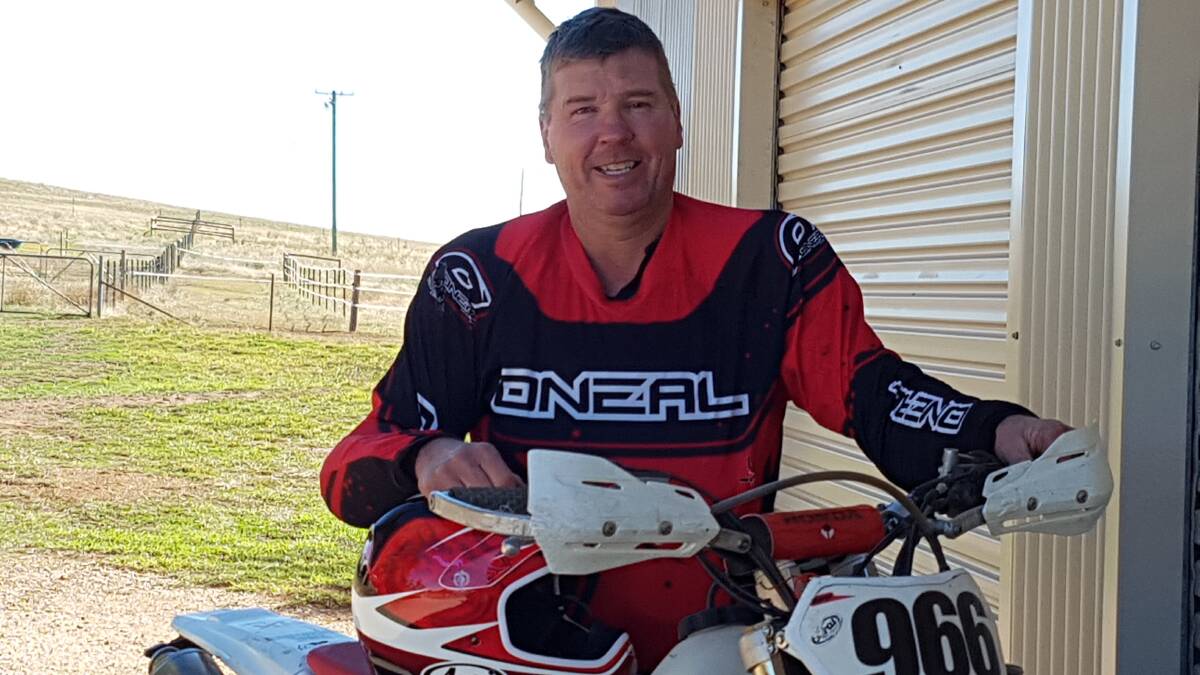 ON YA BIKE: Peter Davis gears up for this weekend's meeting. Photo: CONTRIBUTED