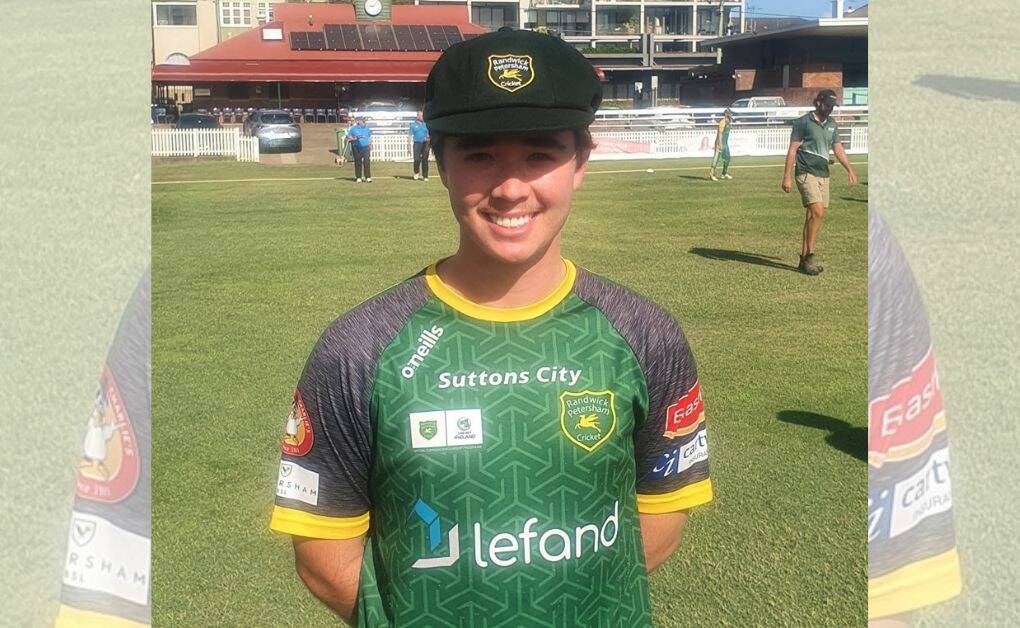 Orange City product Blake Weymouth ahead of his Sydney Grade Cricket first grade debut with Randwick-Petersham. Picture supplied.