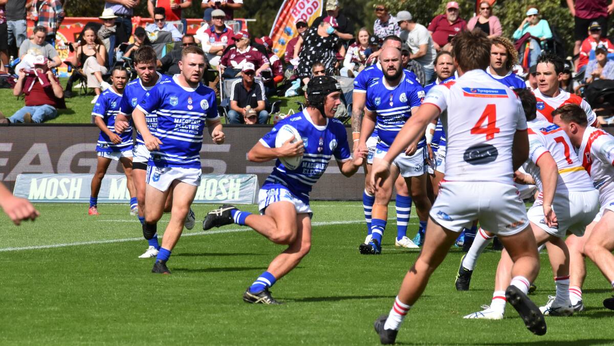 Dubbo Macquarie took on Mudgee in a spicy entre to the main dish last weekend, with the first round of the new Peter McDonald Premiership to be played this weekend. Photo: JAY-ANNA MOBBS