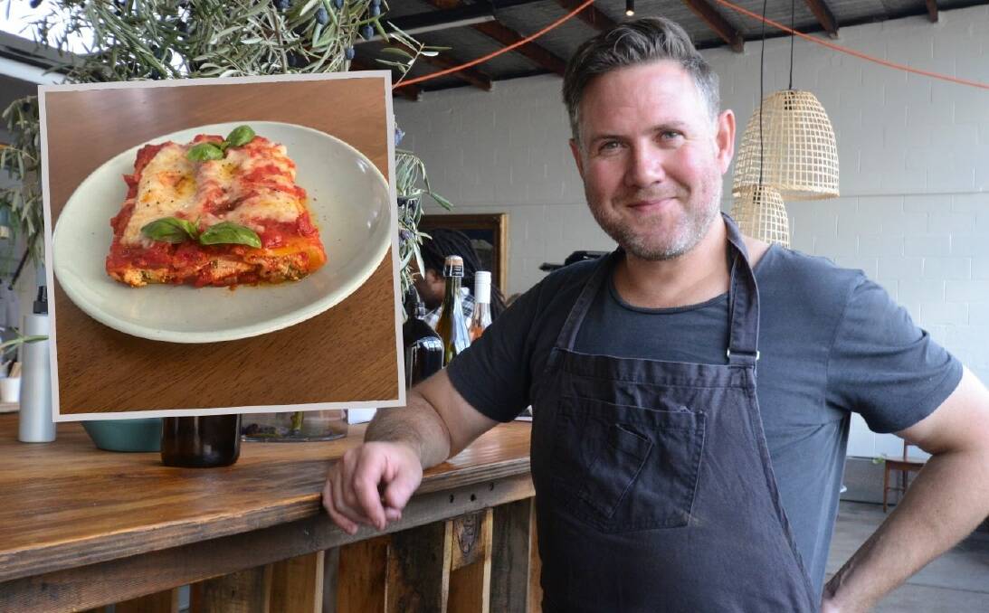 FAIR SHARE: Chef Richard Learmonth is hoping hospitalitycan capture a fair chunk of that 100,000 apprentices who'll have wages subsidised, and (insert) this week's dish - cannelloni featuring fresh ricotta.