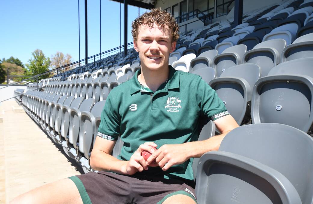 WILD ABOUT HARRY: Orange City spearhead Harry McGregor is off to Canberra to tackle the next chapter of his young cricket career. Photo: JUDE KEOGH