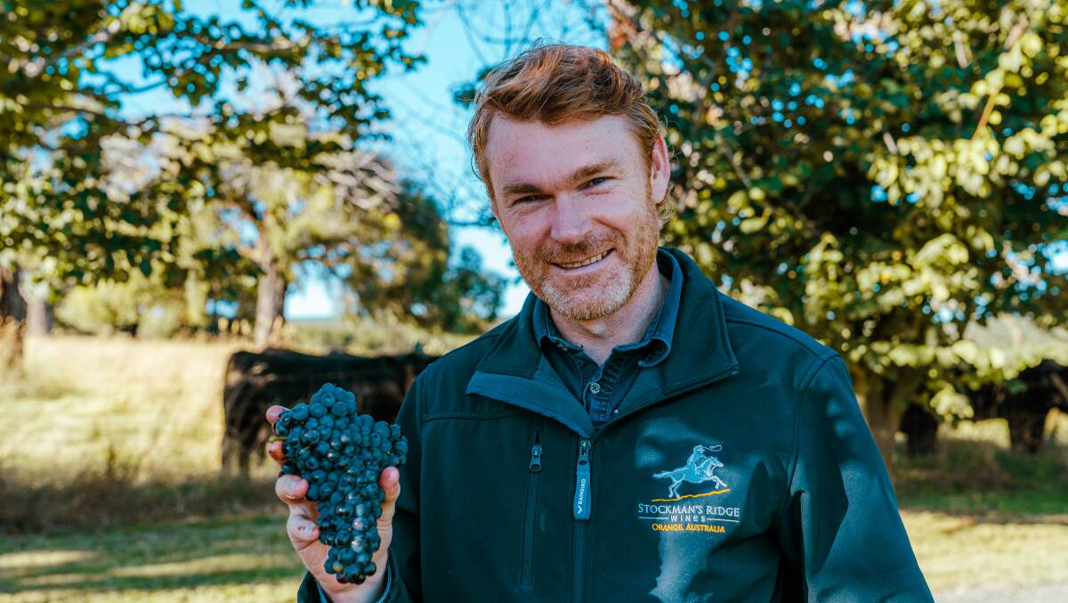 Jonathan Hambrook, owner and vigneron at Stockman's Ridge Wines. Picture supplied