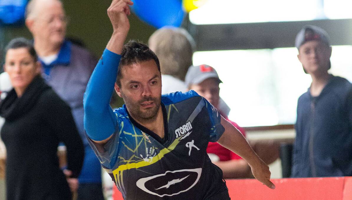 IN WITH A SHOT: Jason Belmonte in action on the lanes. 