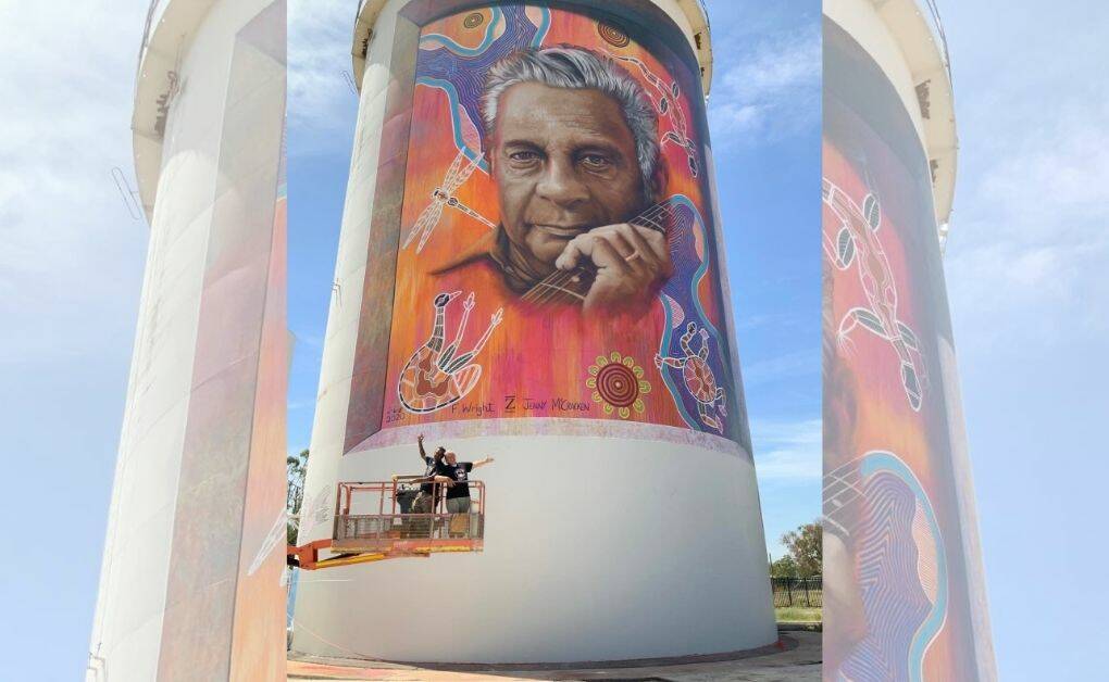 LEGEND: This work of Jimmy Little has been nominated for a major street art award. PHOTO: CONTRIBUTED