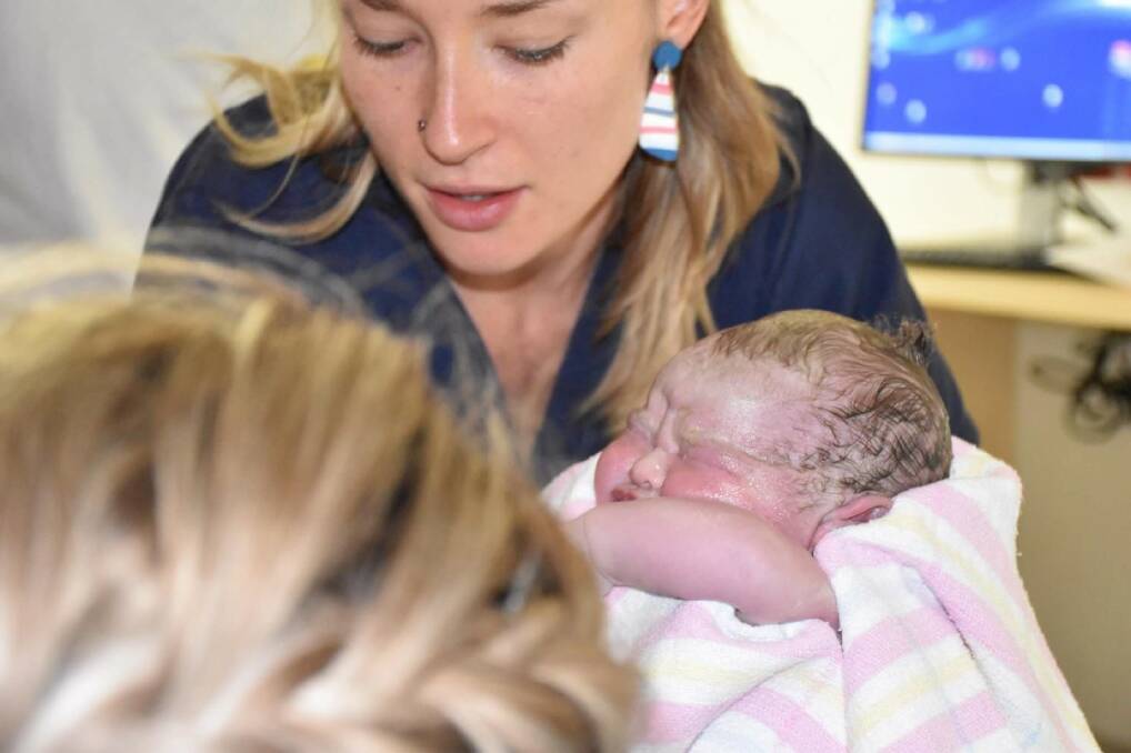 DEDICATED: Lillian Castor with baby Indiana Harris. Photo: SUPPLIED
