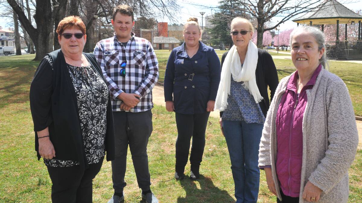 JOB TRANSFERS: Carliene Charnock, Lachlan Johnson, Michelle Trudgett, Kim Bright and Bridget Rogers have changed employers during the specialist disability accommodation and services transfer to LiveBetter. Photo: JUDE KEOGH