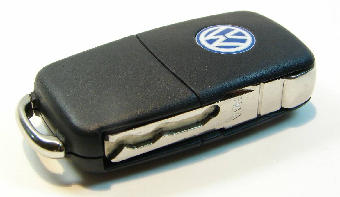CONVICTED: A Volkswagen key that was suspected to have been stolen was found in a man's bag after he was arrested on warrants. FILE PHOTO