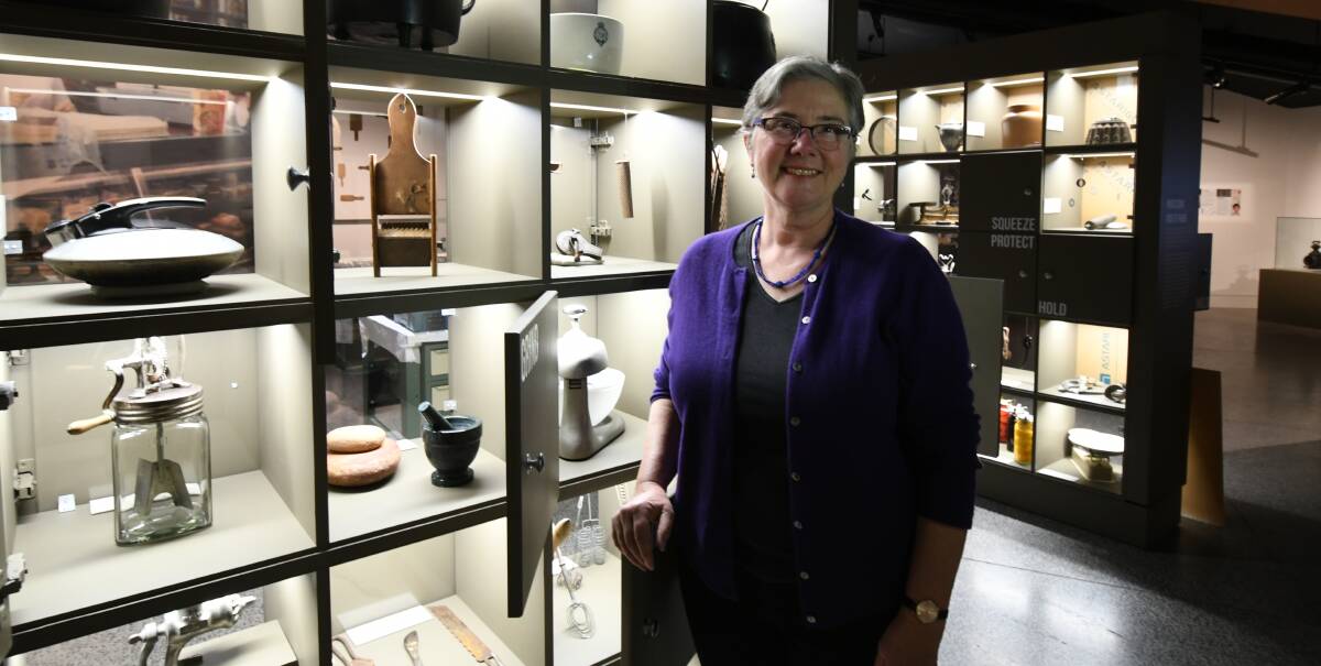 FOOD FOR THOUGHT: Paddock to Plate consultant curator Sandra McEwen is preparing for a new exhibition to Orange at the Orange Regional Museum, which will coincide with FOOD Week. Photo: JUDE KEOGH