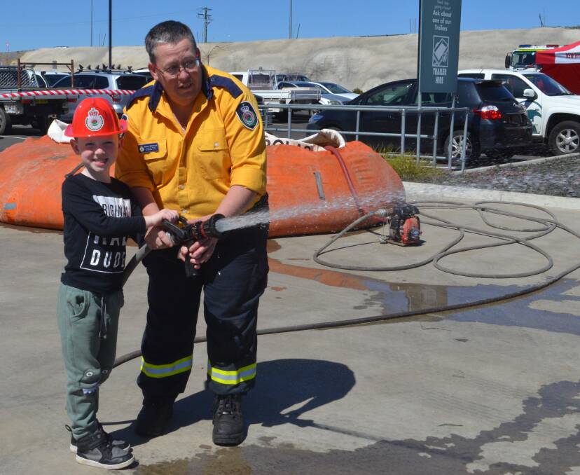 Rural Fire Service brigades from across the Canobolas Zone took part in an open day at Bunnings on September 14. Photos: TANYA MARSCHKE