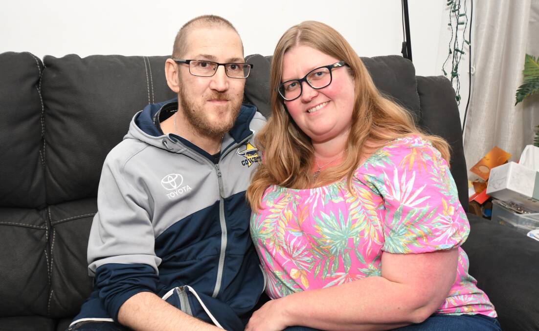 RAISING AWARENESS: Neal Trevena and Amanda Morley want more people to be aware of bowel cancer, how it can affect young people and are urging people to get checked if they have symptoms. Photo: JUDE KEOGH