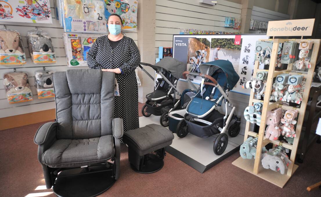 RELOCATED: Baby Kingdom owner Shannan Fitzsimmons has moved the shop. Photo: JUDE KEOGH