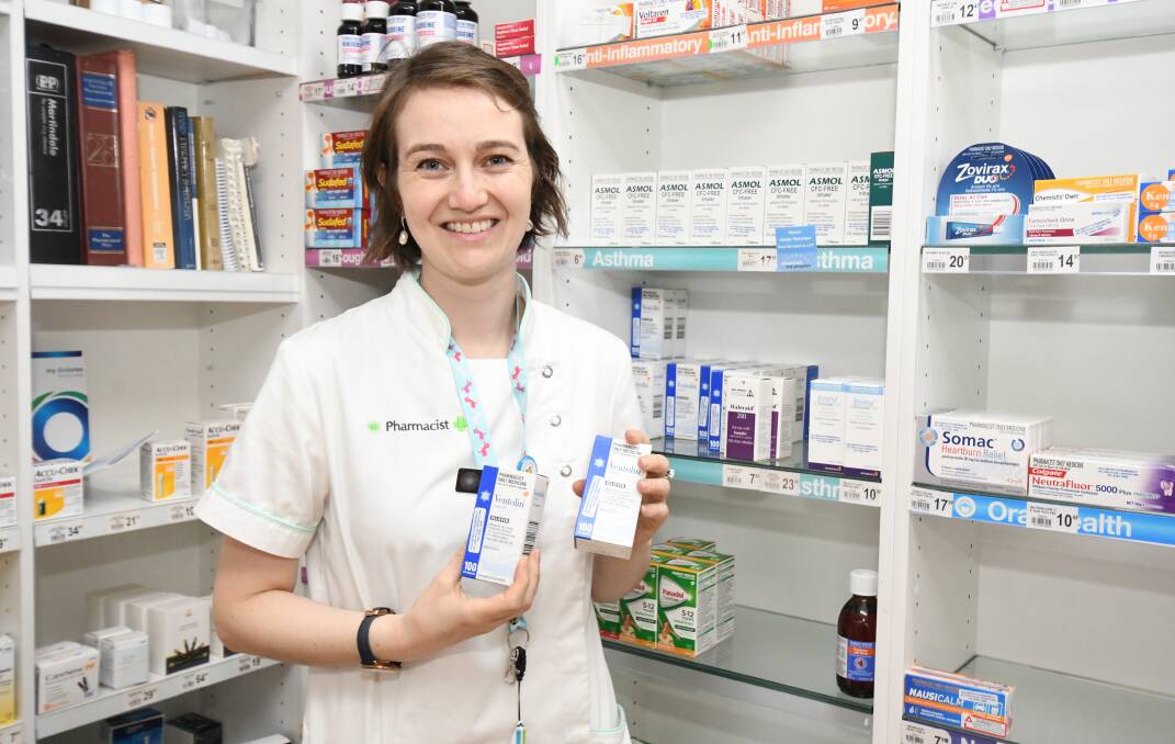 STILL AVAILABLE: McCarthy's Pharmacy pharmacist in charge Annika Rookyard said staff are monitoring how much medication people can purchase at one time. Photo: JUDE KEOGH