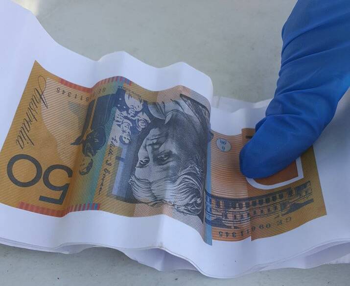 A man from Molong was charged with counterfeiting offences.