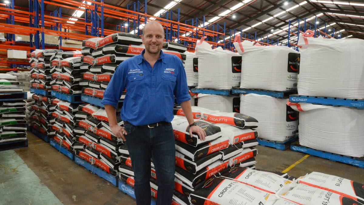 CHEMICAL ATTRACTION: Silmac manager Michael MacMahon said there has been increased demand for weed killers following autumn rainfall. Photo: JUDE KEOGH