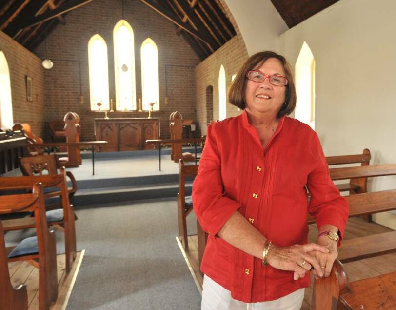 CHRISTMAS SPIRIT: St John's the Evangelist warden Deirdre Beasley is encouraging people to join in a Christmas service at Lucknow. Photo: JUDE KEOGH