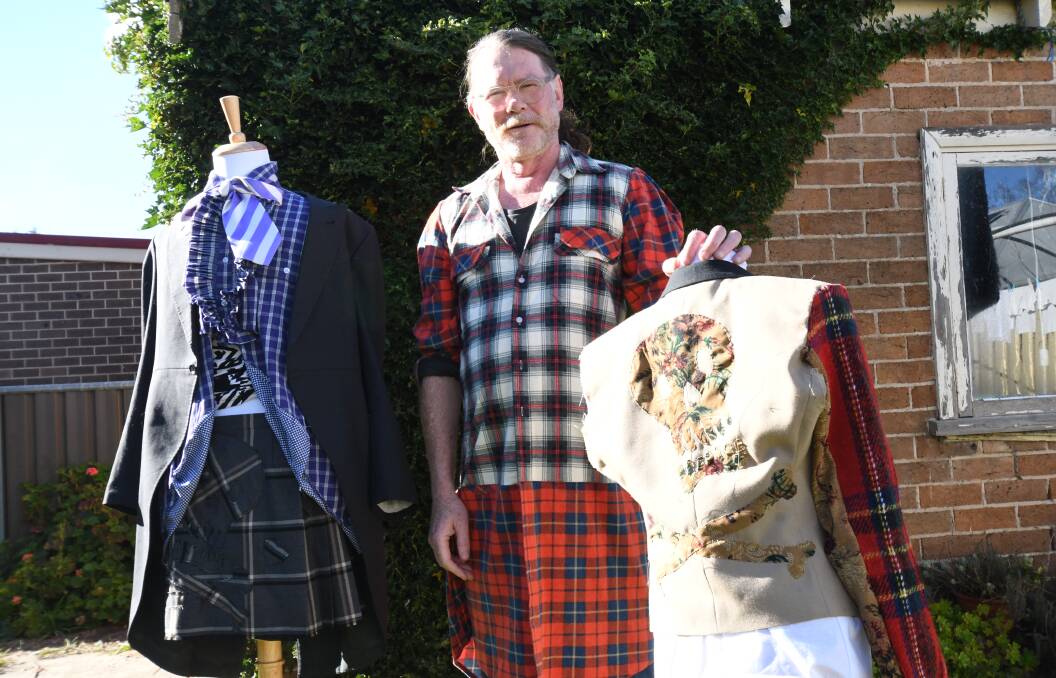 SUSTAINABLE STREET-WEAR: Grant Buchanan has started online fashion business Hedly Heart. Photo: JUDE KEOGH 