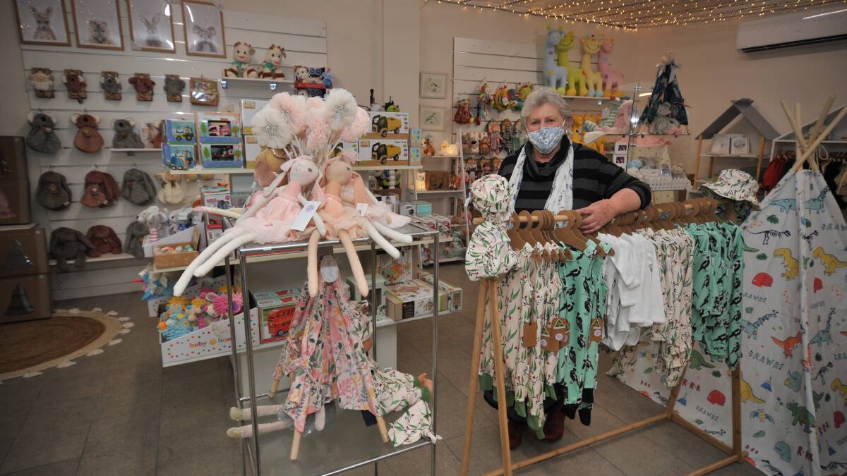 NEW RANGE: Baby 2 Boutique owner Helen Livingstone has set up at Lucknow. Photo: JUDE KEOGH