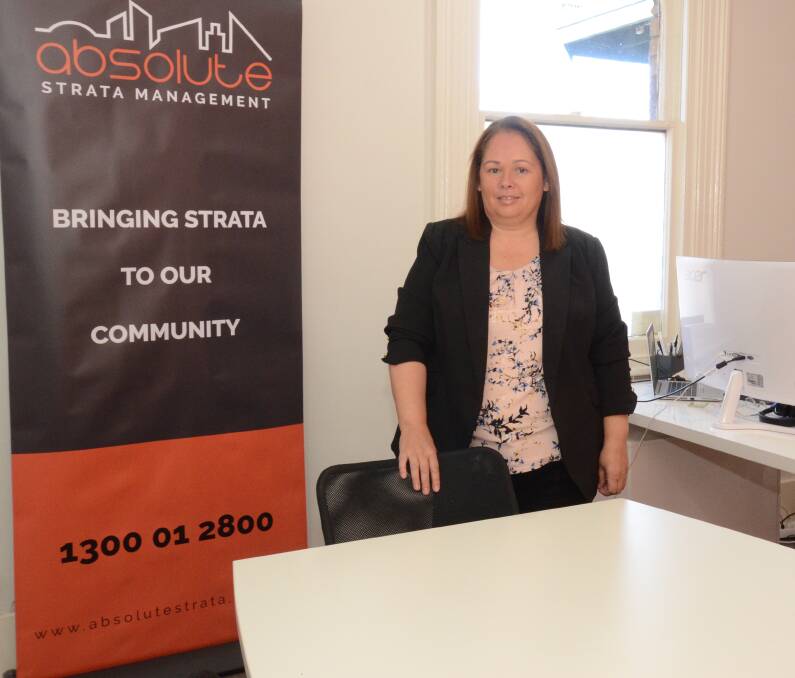 RELOCATION: Absolute Strata Management director and co-owner Cassie O'Connor. Photo: JUDE KEOGH