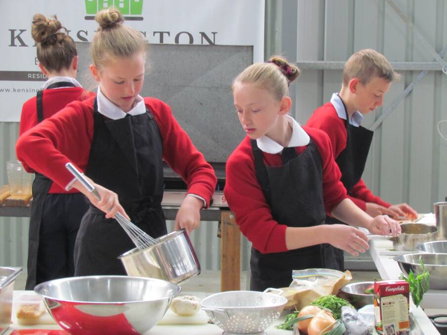 Students from Orange Christian School, Calare Public School and Nashdale Public School competed in a cooking competition.