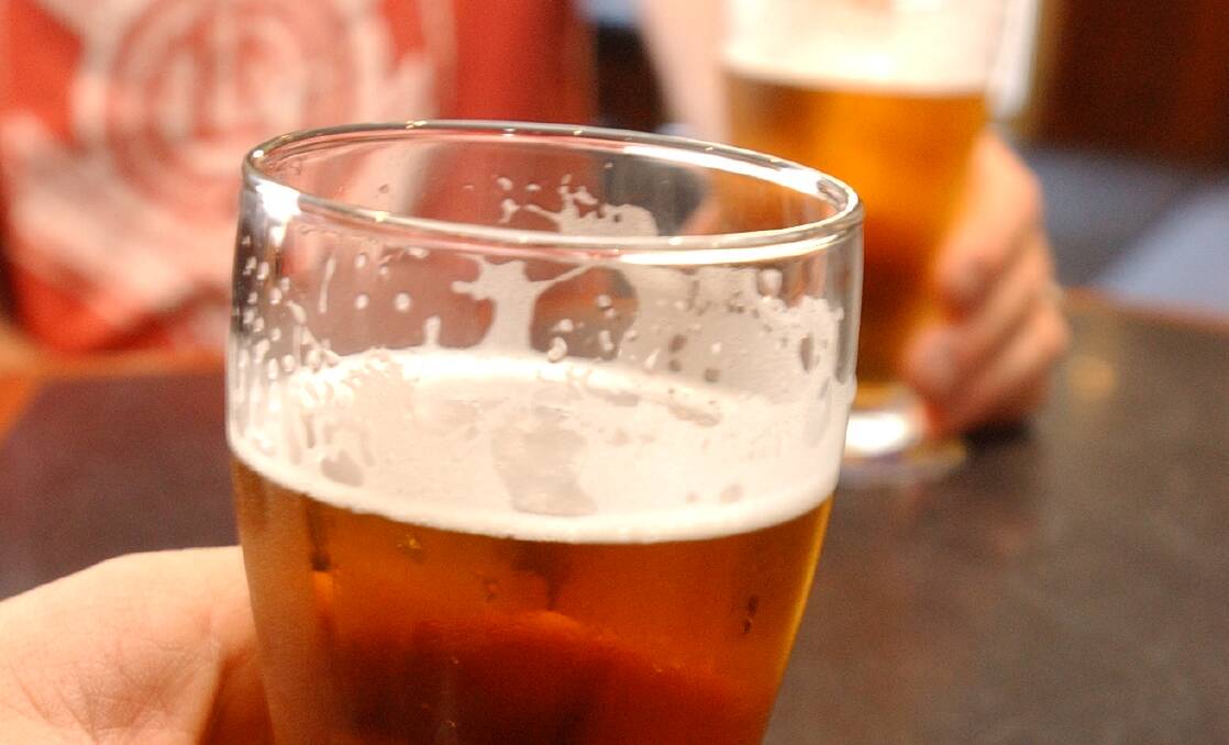 IN COURT: The victim was holding two schooners of beer when he was headbutted causing a broken nose and splitting his chin. FILE PHOTO