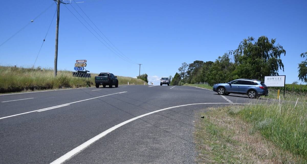 ROAD WORKS: The intersection of Cargo and Lake Canobolas Roads is set for an upgrade to increase safety and visibility in January. Photo: JUDE KEOGH