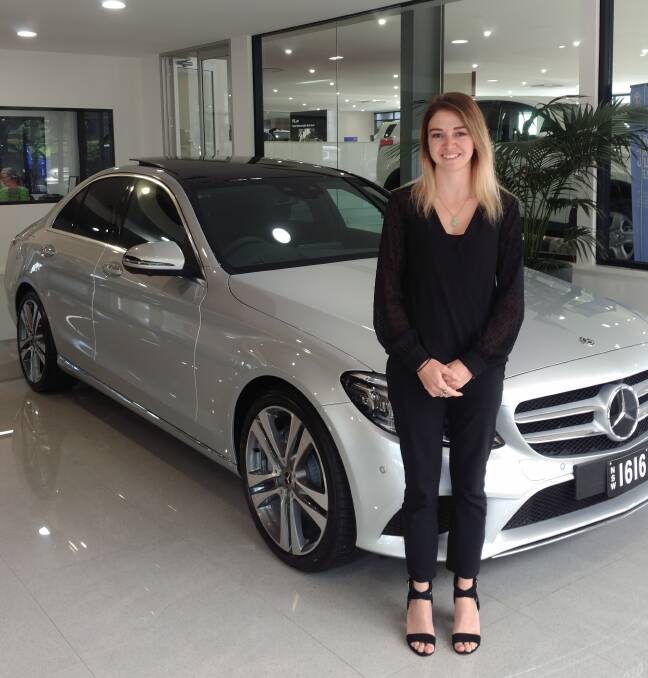 ENTHUSIASTIC: West Orange Motors Mercedes-Benz sales consultant Emma Chapman loves driving the luxury cars and making people's motoring dreams a reality.