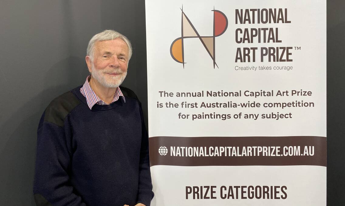 ENTRIES OPEN: National Capital Art Prize director and founder Bob Stephens is encouraging Orange artists to apply. Photo: SUPPLIED