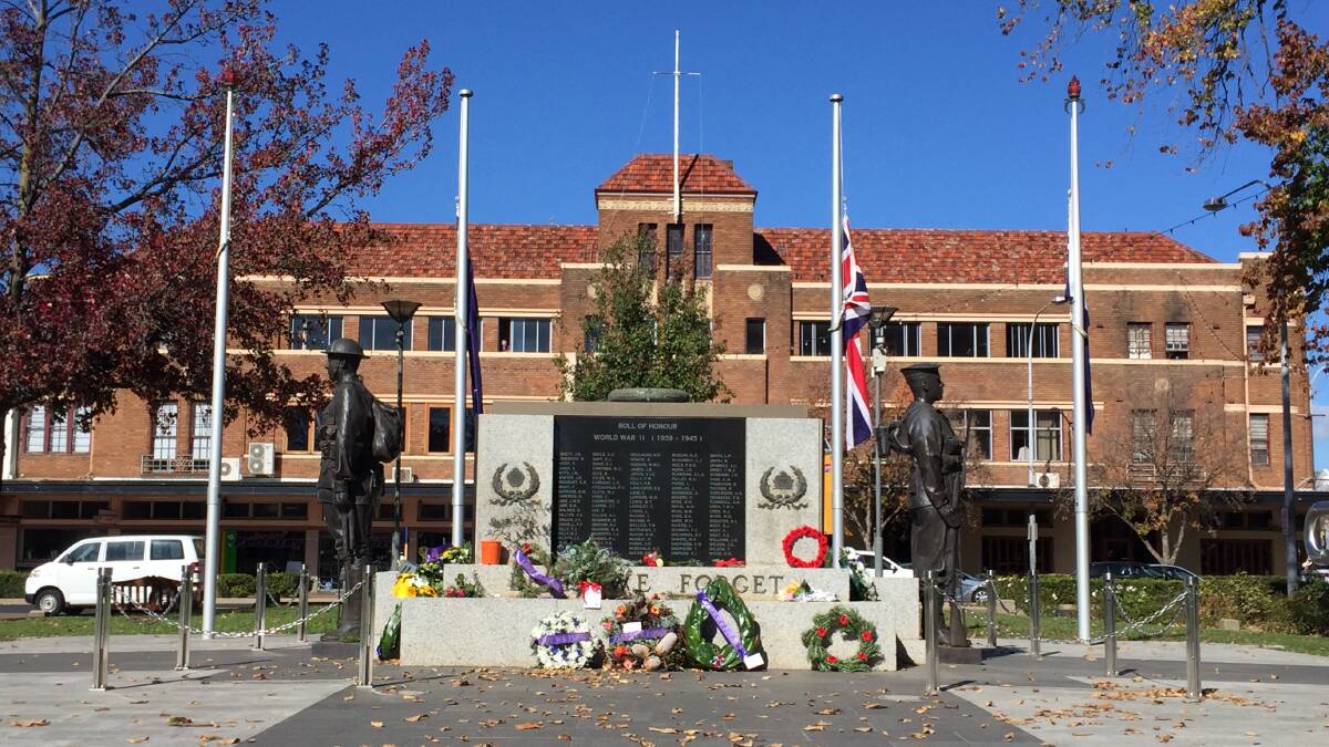 TRIBUTE: There were no official Anzac Day services on Saturday but residents and service and community groups have continued to pay their respects to the Anzacs and the men and women who served Australia in times of war. 