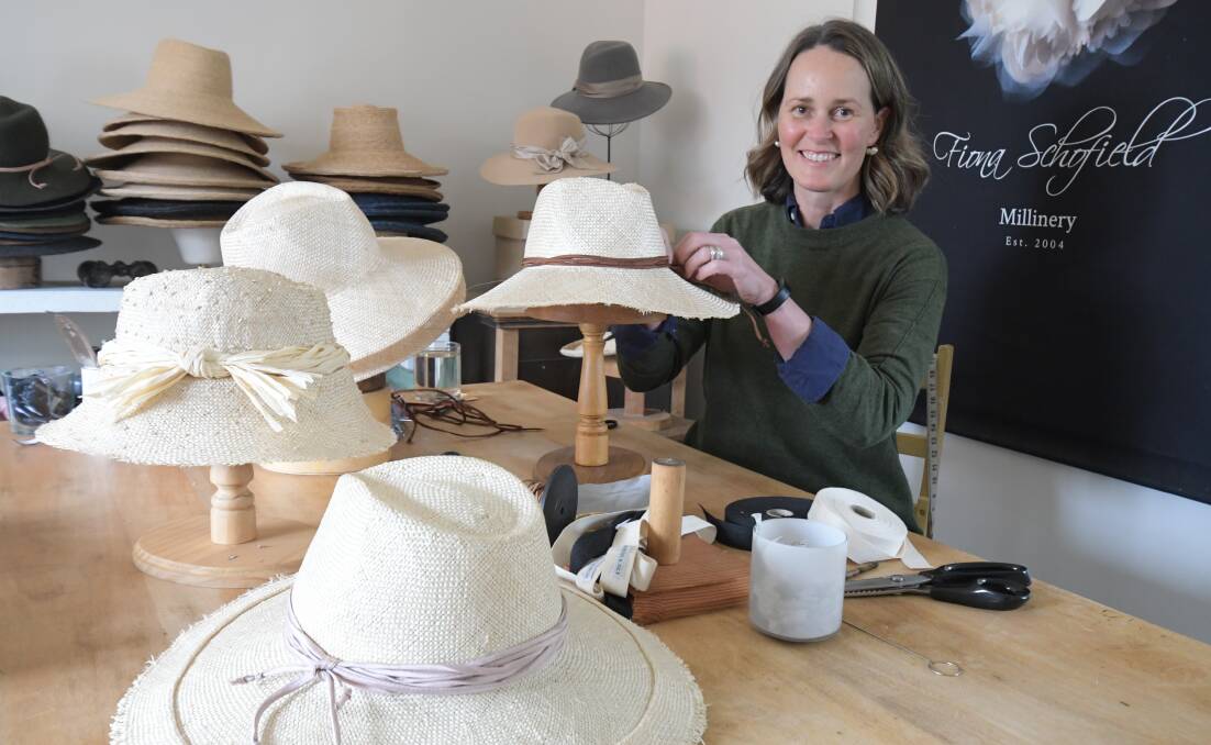 SUMMER READY: Fiona Schofield Millinery is holding a pop-up shop. Photo: JUDE KEOGH