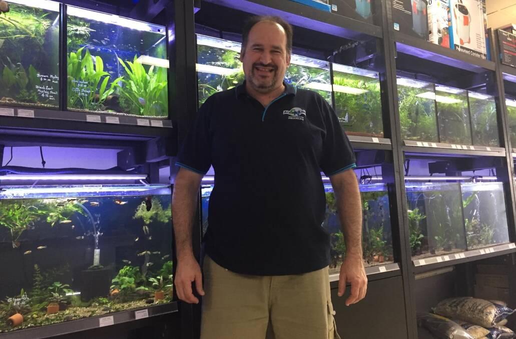 RELOCATED: Second Nature Aquariums owner Holger Loecker has moved to a new premises.