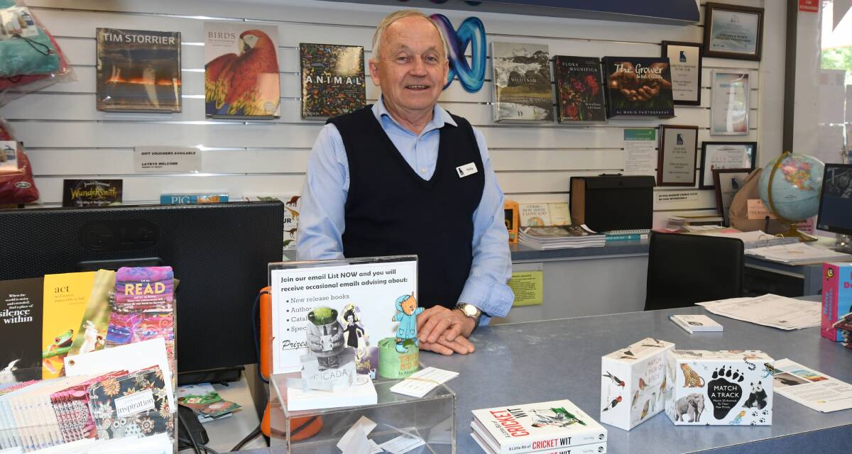 PASSION FOR BOOKS: Collins Booksellers Orange owner Phillip Schwebel's love of books has seen him spend 18 years at the business. Photo: CARLA FREEDMAN