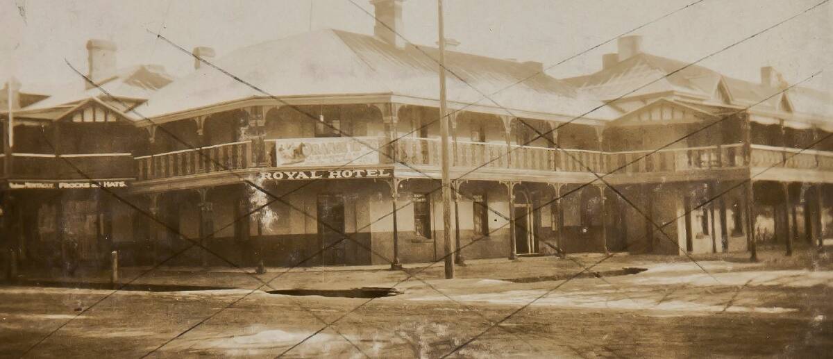 Historic photos of the Royal Hotel through its transformations