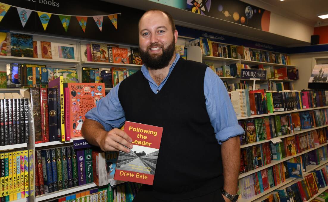 DEBUT RELEASE: Author and teacher Drew Bale has published his first novel, Following the Leader. Photo: CARLA FREEDMAN
