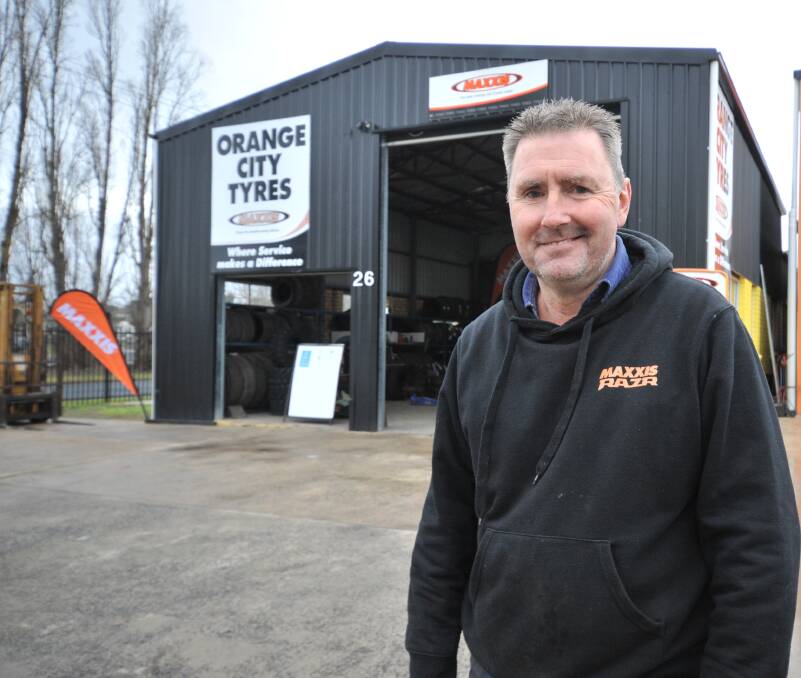 RELOCATION: Orange City Tyres manager Matthew Roach says the company's service will not change. Photo: JUDE KEOGH