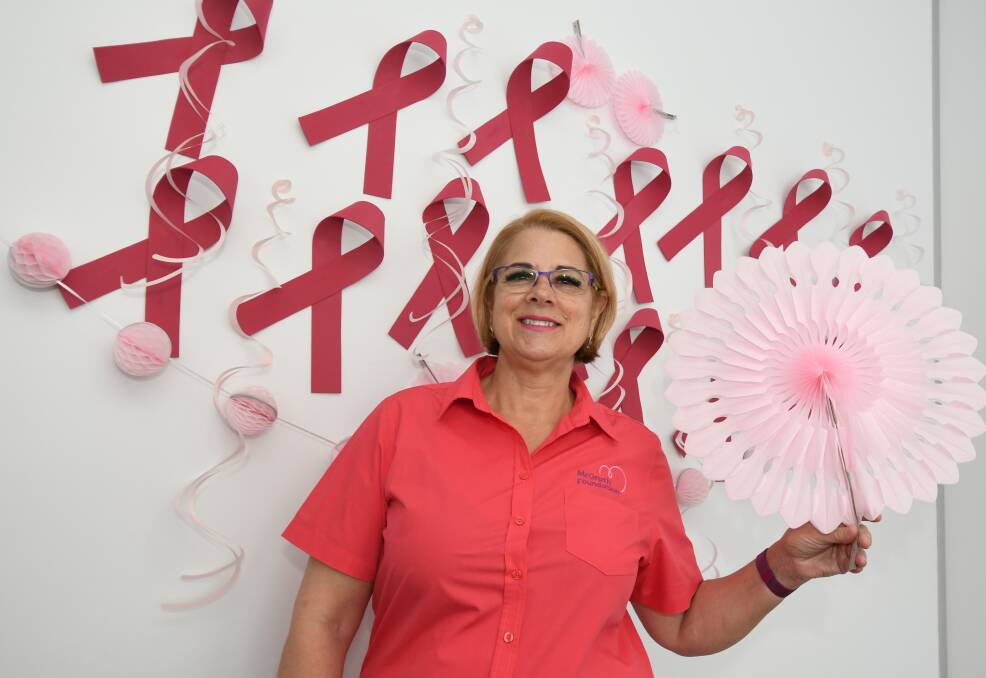 SHOW OF SUPPORT: McGrath Foundation breast care nurse Sue Kuter helps women who are undergoing or have undergone breast cancer treatment in Orange and Cabonne. Photo: JUDE KEOGH