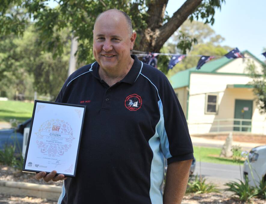 HONOUR: Rodney Wilson was named the Cargo Citizen of the Year on Saturday. Photo: JUDE KEOGH