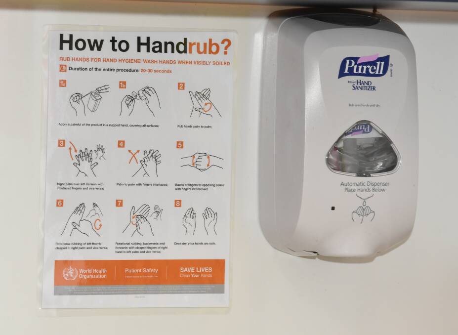 HYGIENE ADVICE: People are reminded to continue to thoroughly wash and clean hands and practice spacial distancing while coronavirus cases remain steady in the Orange region.
