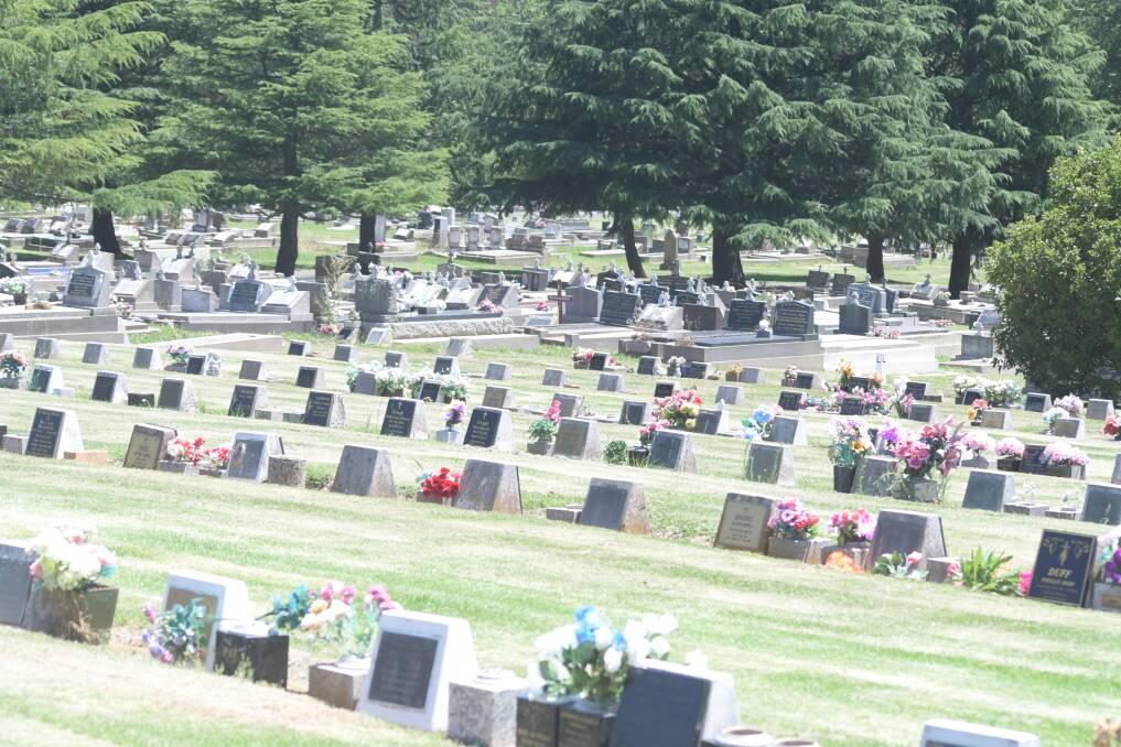 GRAVE THEFTS: This is not the first time thefts have been reported at Orange cemetery. Photo: JUDE KEOGH