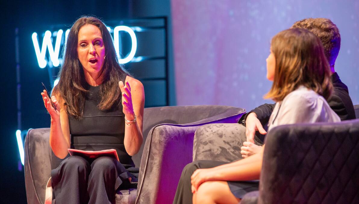  CAREER PATHWAYS: Boost Juice founder Janine Allis spoke at the Wired for Wonder Youth Summit in Sydney last Friday. Photo: SUPPLIED.