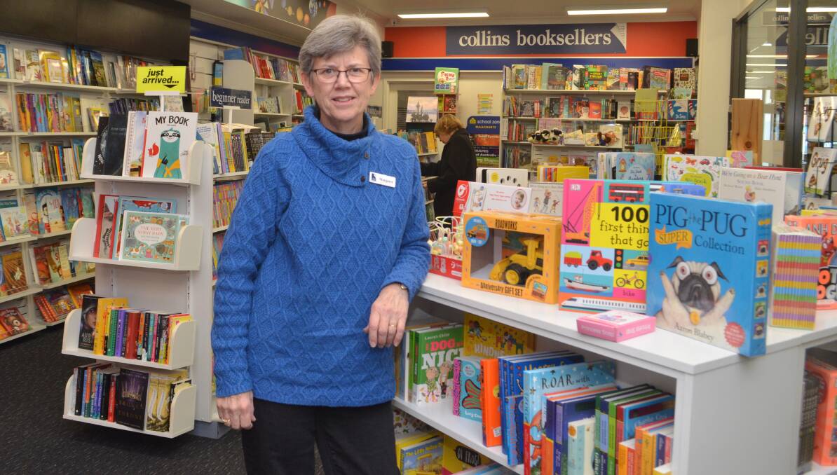 LITERACY GRANT: Margaret Schwebel in the new children's section of Collins Booksellers, which was set up with help of a Puffin Grant. 