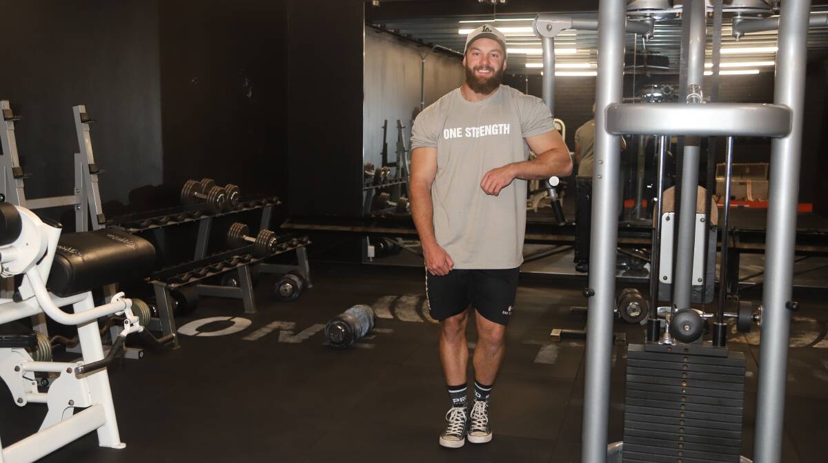 ONLINE STRENGTH: One Strength owner Lyle Davis is loaning equipment to members with smaller multi-use items being the most in demand. Photo: CARLA FREEDMAN