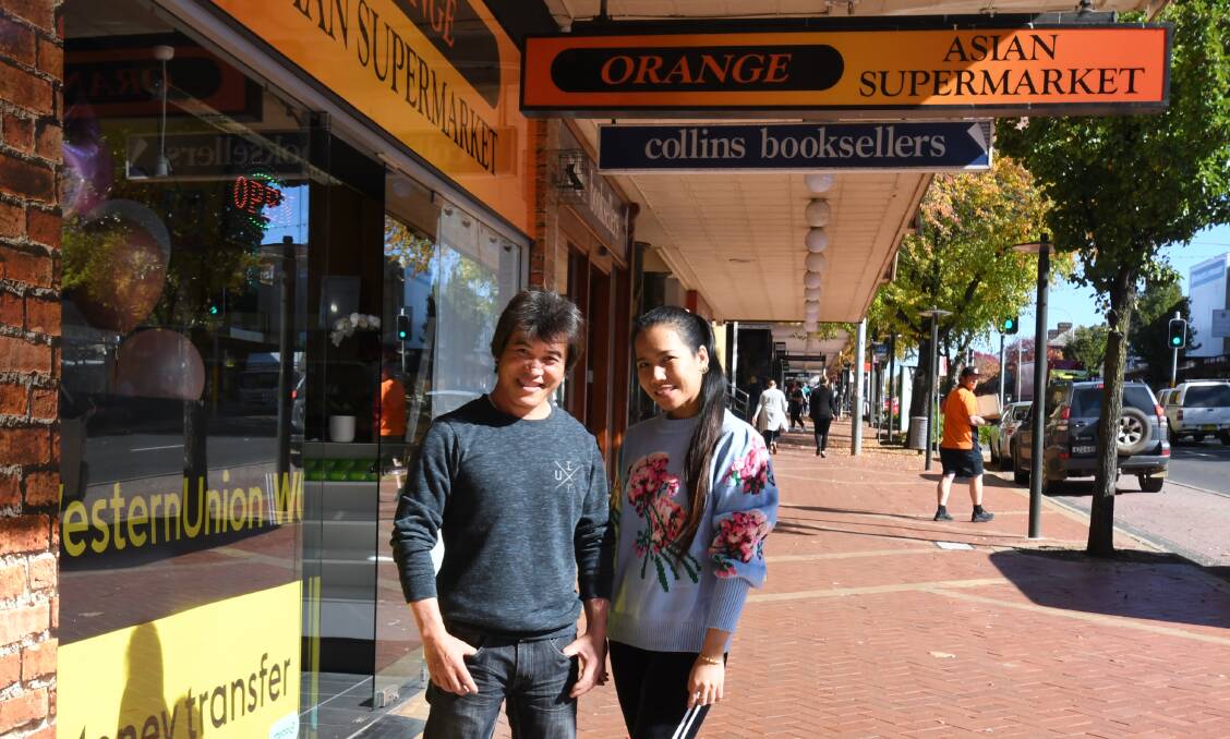 OPEN: Orange Asian Supermarket owners Singh Savatphoun and Eve Yowita. Photo: CARLA FREEDMAN