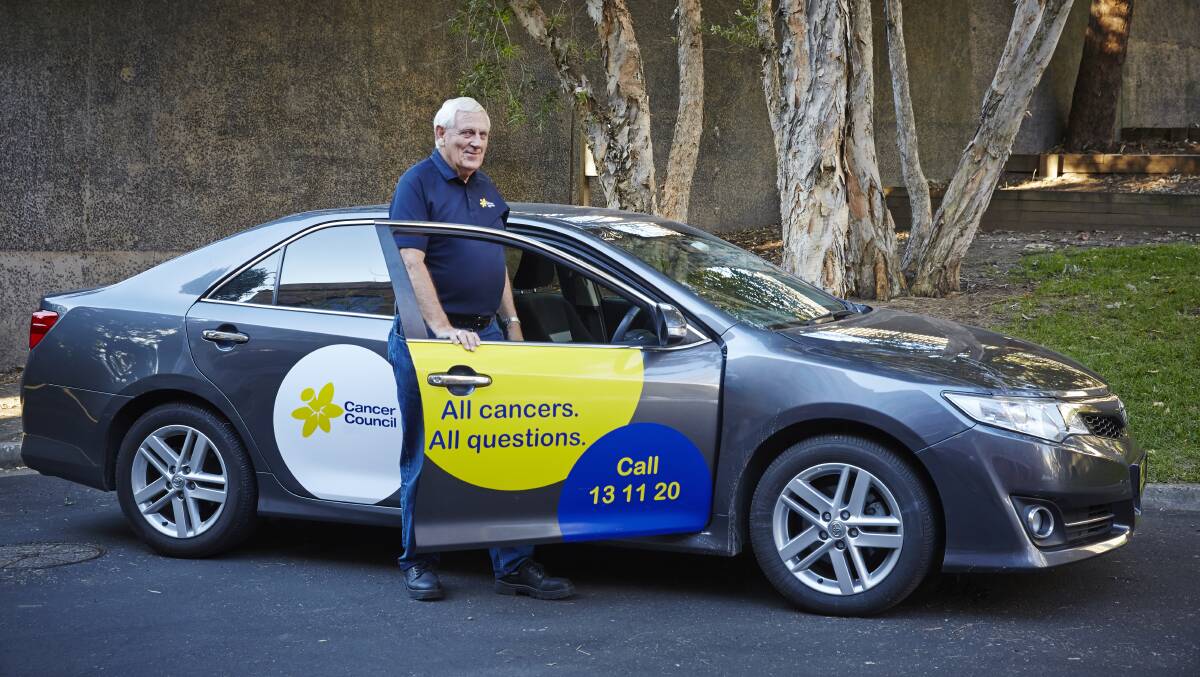 VOLUNTEER DRIVERS NEEDED: Cancer Council Transport to Treatment volunteer driver Kevin York. Photo: SUPPLIED