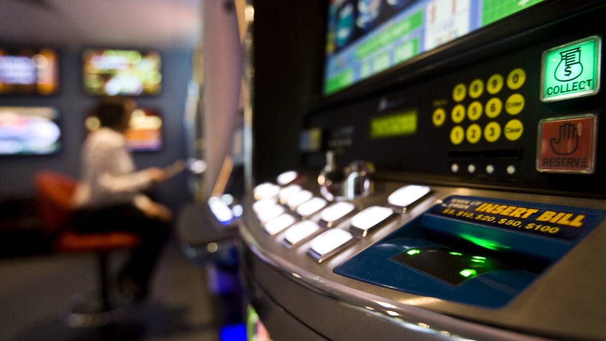 POKIES PAIN: A man faced court on Monday after writing himself a blank cheque with club funds when he was its vice-treasurer and then spent it on playing poker machines. FILE PHOTO