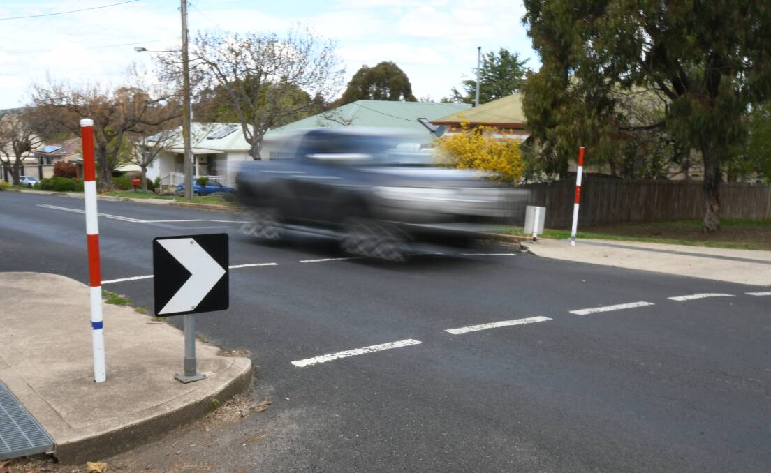 SLOW DOWN: Concerns have been raised that cars are speeding along Phillip Street, despite 40km/h zones meaning they are not able to stop in time for children at the school crossing. Photo: JUDE KEOGH