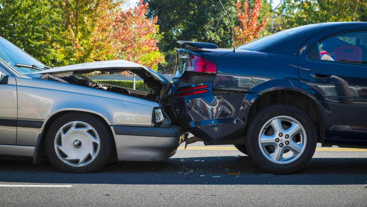 CRASHED: A man had a reading of 0.212 when he ran into the back of a car, lost control and hit another coming from the other direction. File photo: SHUTTERSTOCK