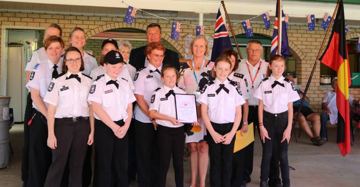 RECOGNITION: Molong St Ambulance cadets won Community Group of the Year for Molong. Photo: DALE JONES