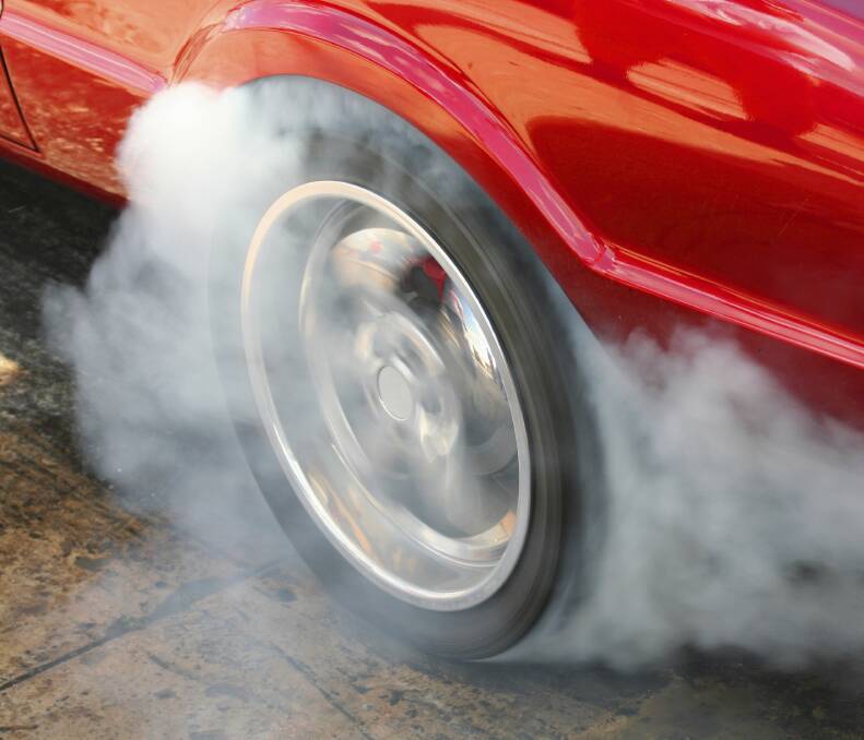 REGRETFUL: A man has been fined and his driver's licence was disqualified for doing burnouts at Manildra. FILE PHOTO
