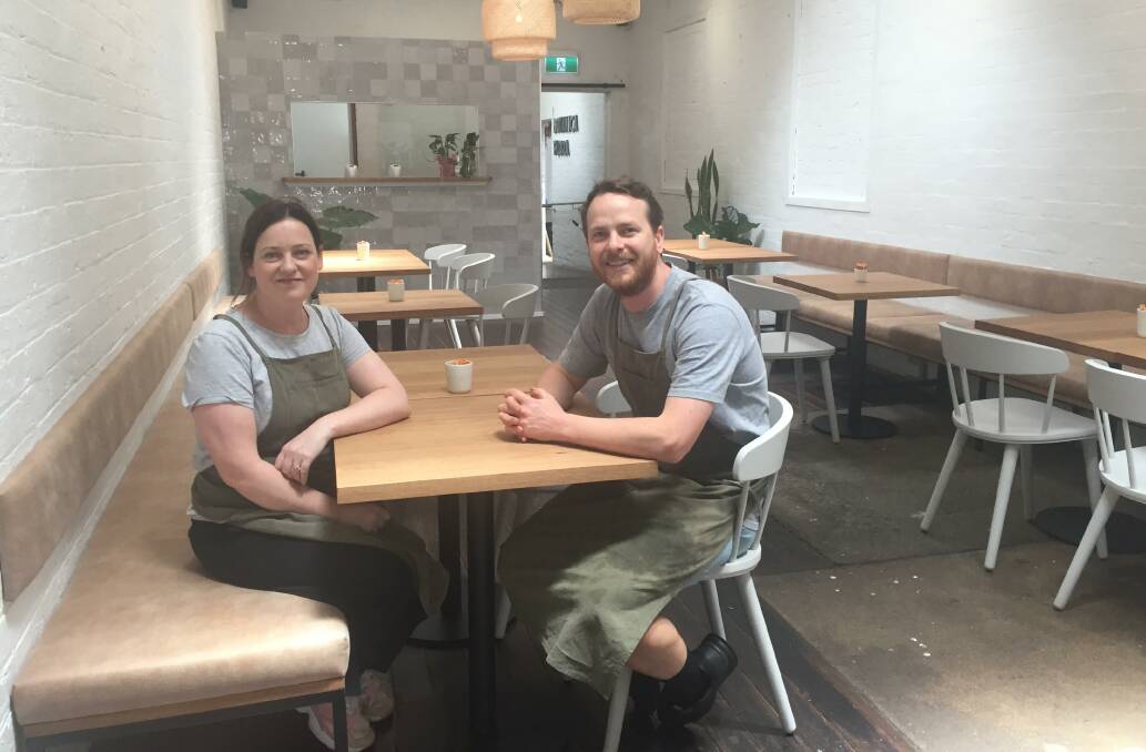 EXPANDING: Good Eddy owners Maddy and Toby Howell are opening a kitchen at the cafe next year.